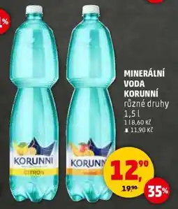 Penny Market MINERÁLNÍ VODA KORUNNÍ nabídka