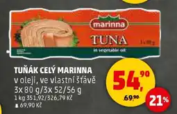 Penny Market TUŇÁK CELÝ MARINNA nabídka