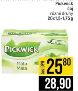 Jip Pickwick čaj nabídka