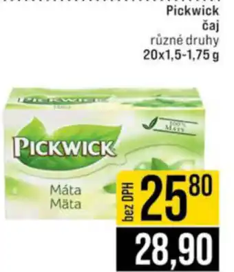 Jip Pickwick čaj nabídka