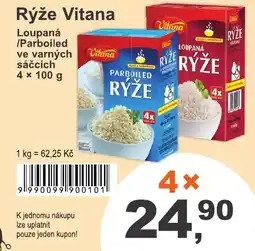 COOP DISKONT Rýže Vitana Loupaná /Parboiled ve varných sáčcích nabídka