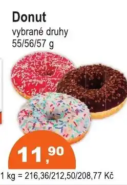 COOP DISKONT Donut nabídka