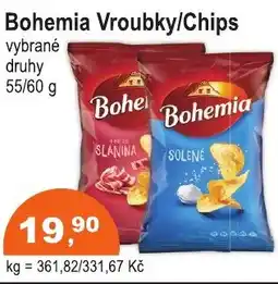 COOP DISKONT Bohemia Vroubky/Chips nabídka