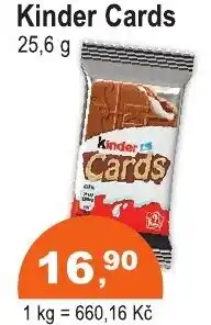 COOP DISKONT Kinder Cards nabídka