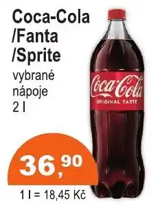 COOP DISKONT Coca-Cola /Fanta /Sprite nabídka
