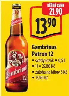 Albert Gambrinus patron 12 nabídka