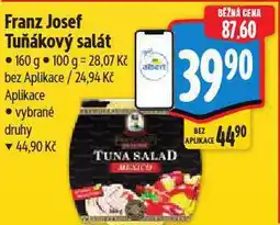 Albert Franz josef tuňákový salát nabídka