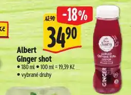 Albert Ginger shot nabídka