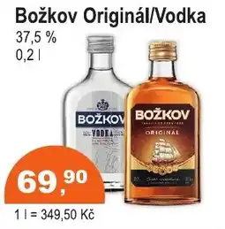 COOP DISKONT Božkov Originál/Vodka 37.5% nabídka