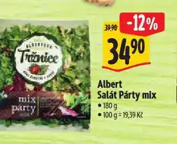 Albert Salát párty mix nabídka