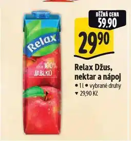 Albert Relax nápoj nabídka