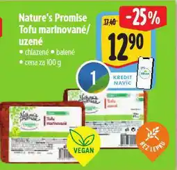 Albert Nature´s promise tofu uzené nabídka