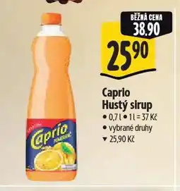 Albert Caprio hustý sirup nabídka