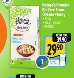 Albert Nature´s promise bio free form ovesné vločky nabídka