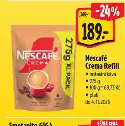 Albert Káva nescafé nabídka