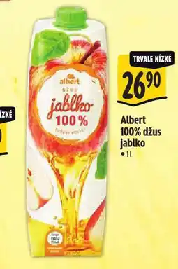Albert 100% džus nabídka
