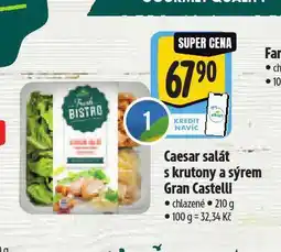 Albert Caesar salát s krutony a sýrem gran castelli nabídka
