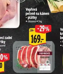 Albert Vepřová pečeně na kámen nabídka