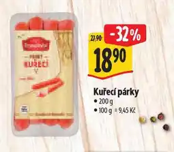 Albert Kuřecí párky nabídka
