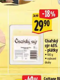 Albert Císařský sýr nabídka