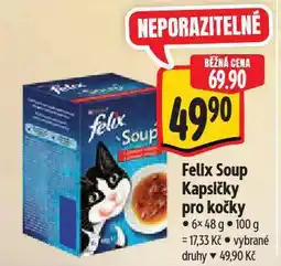Albert Felix soup kapsičky pro kočky nabídka