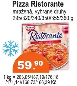 COOP DISKONT Dr.Oetker Pizza Ristorante nabídka