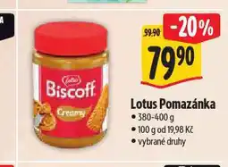 Albert Lotus biscoff nabídka