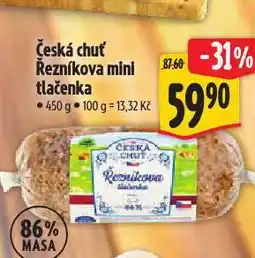 Albert Řezníkova mini tlačenka nabídka