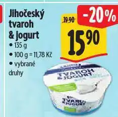 Albert Jihočeský jogurt & tvaroh nabídka