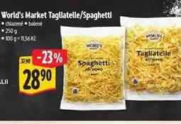 Albert World's market spaghetti nabídka