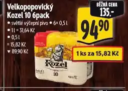 Albert Pivo velkopopovický kozel nabídka