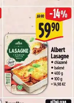 Albert Lasagne nabídka