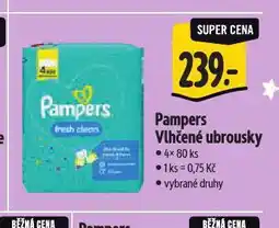 Albert Pampers dětské vlhčené ubrousky nabídka