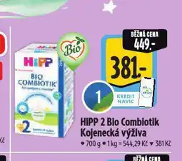 Albert Hipp 2 bio kojenecká výživa nabídka