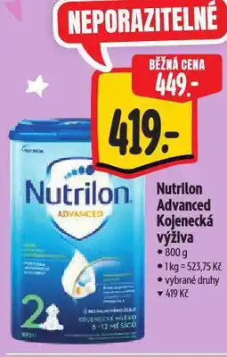 Albert Nutrilon kojenecká výživa nabídka