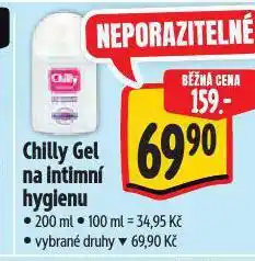Albert Chilly gel pro intimní hygienu nabídka