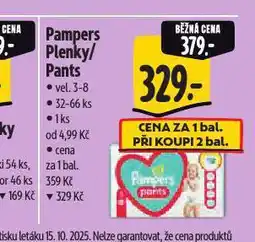 Albert Pampers pants nabídka