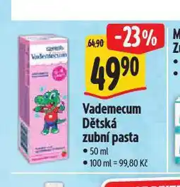 Albert Vademecum zubní pasta nabídka
