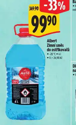 Albert Zimní směs do ostřikovačů nabídka