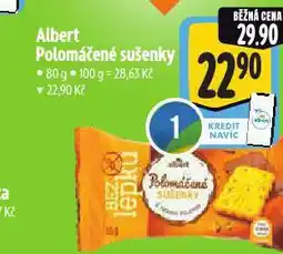Albert Polomáčené sušenky nabídka