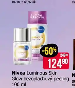 Teta Nivea bezoplachový peeling nabídka