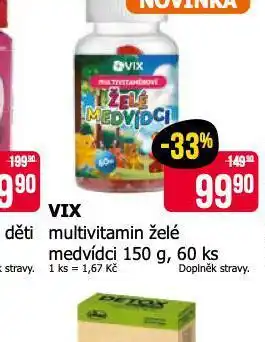 Vix multivitamin želé medvídci