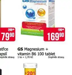 Teta Gs magnesium + vitamin b6 nabídka