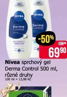 Teta Nivea sprchový gel nabídka