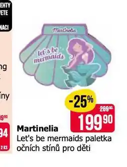 Teta Matinelia let's be mermaids paletka očních stínů pro děti nabídka