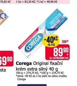 Teta Corega fixační krém nabídka