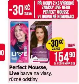 Teta Perfect mousse barva na vlasy nabídka