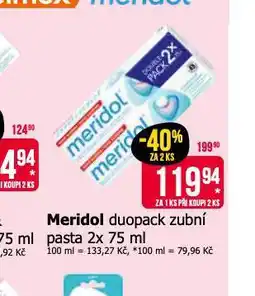 Teta Meridol zubní pasta nabídka