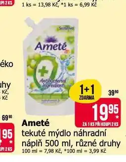 Teta Ameté tekuté mýdlo nabídka