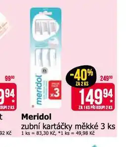 Teta Meridol zubní kartáček nabídka